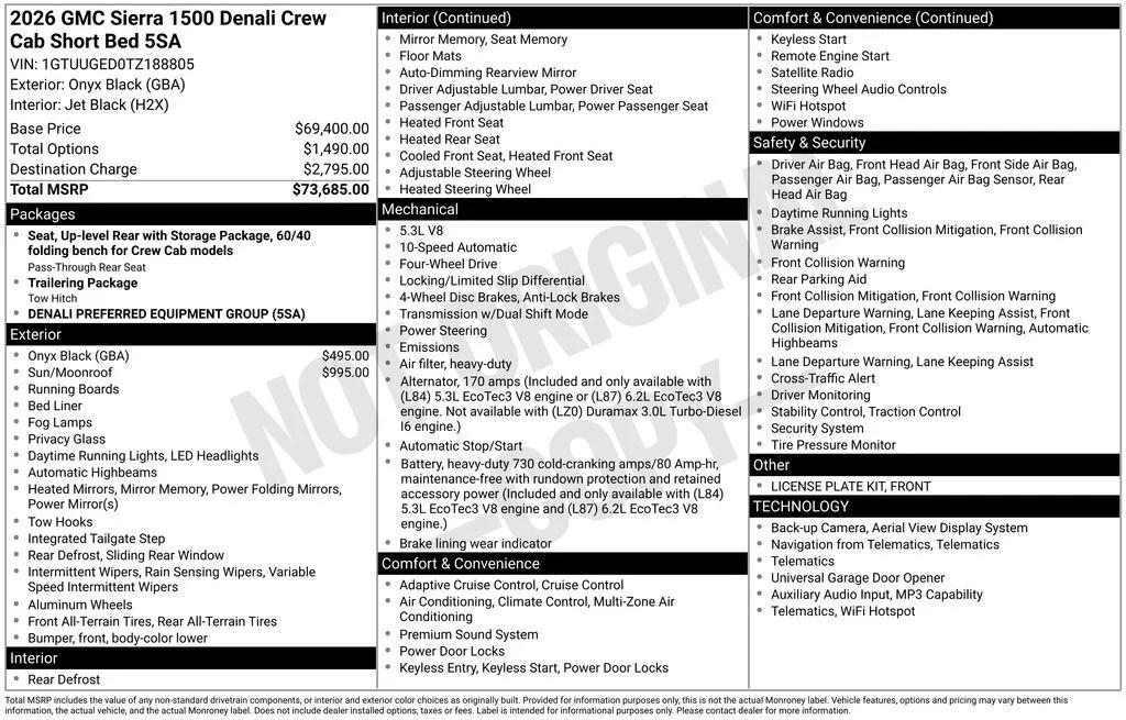gmc sierra 1500 2026 1GTUUGED0TZ188805 image gmc sierra 1500 2026 1GTUUGED0TZ188805 image
